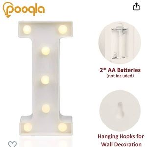 Marquee light up letter